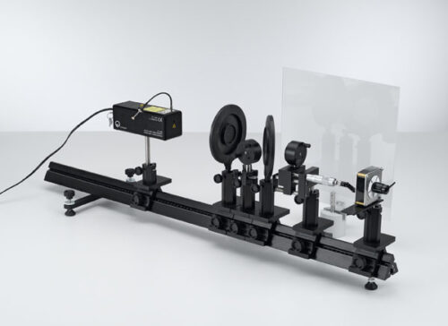 Determinarea lungimii de unda a luminii unui laser He-Ne folosind un interferometru Michelson - Configurare pe banca optica